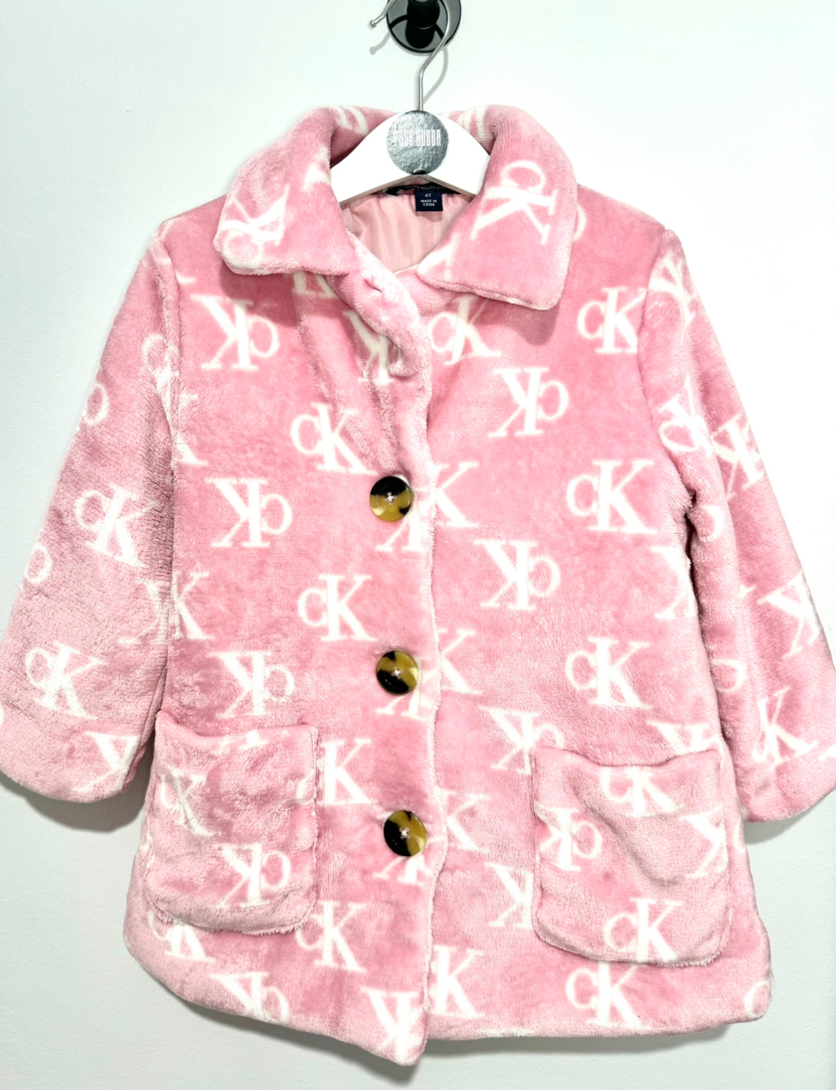 Calvin Klein Pink Coat 4y New No Tags 141079