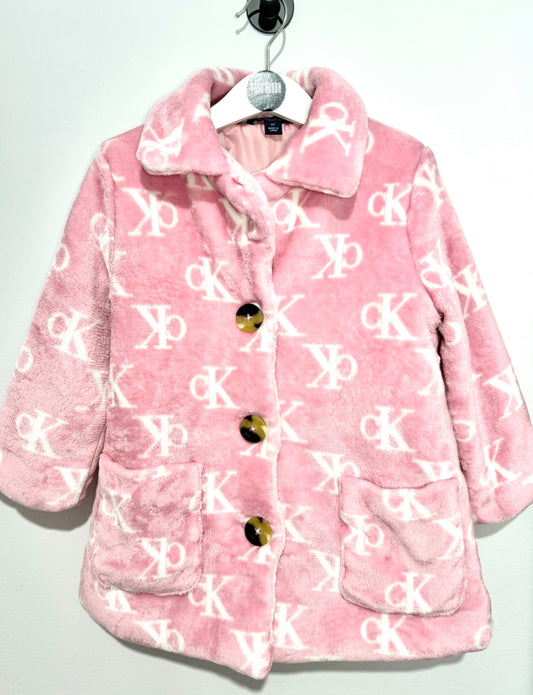 Calvin Klein Pink Coat 4y New No Tags 141079