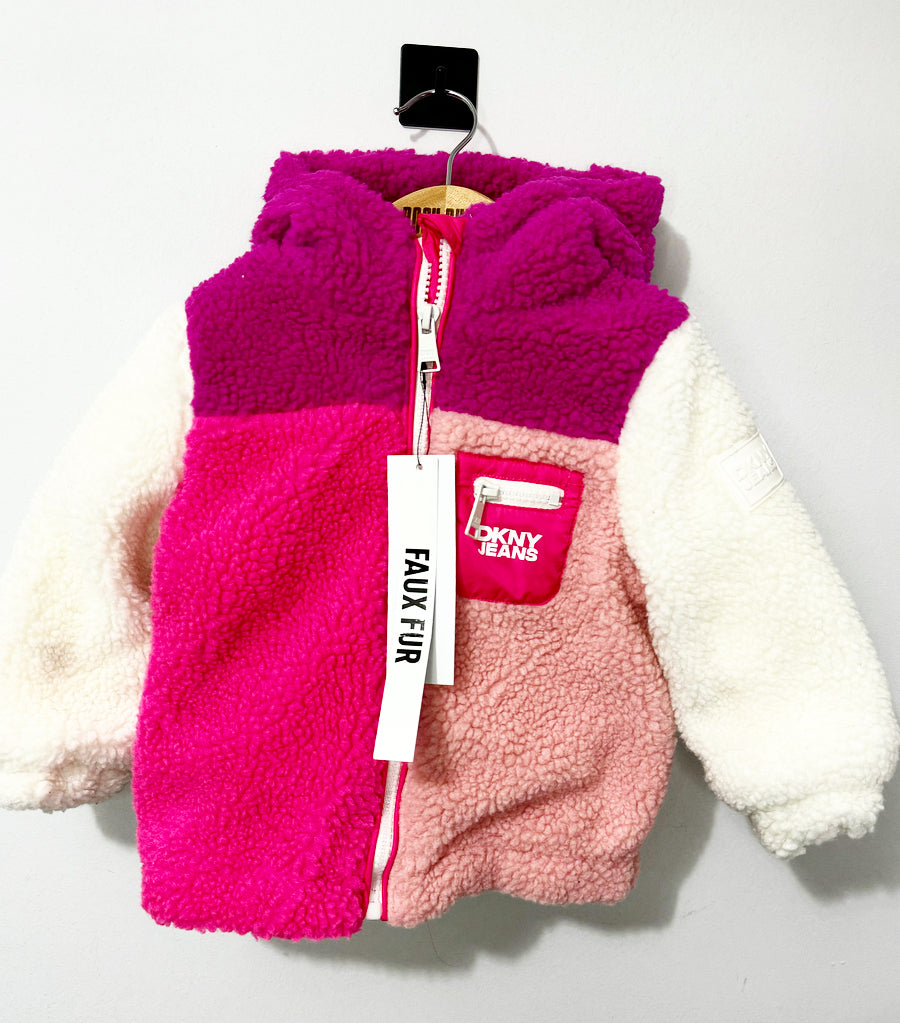 DKNY Br Girls Pink Jacket 18-24m