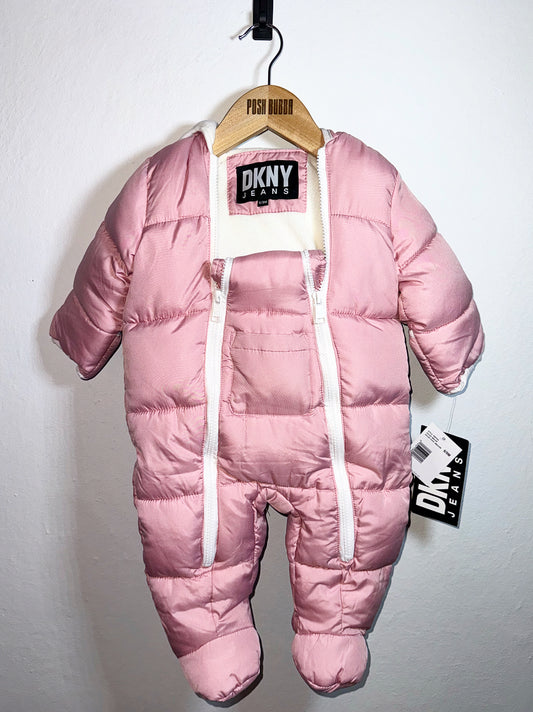 DKNY Pink Snowsuit 6-9m #5022