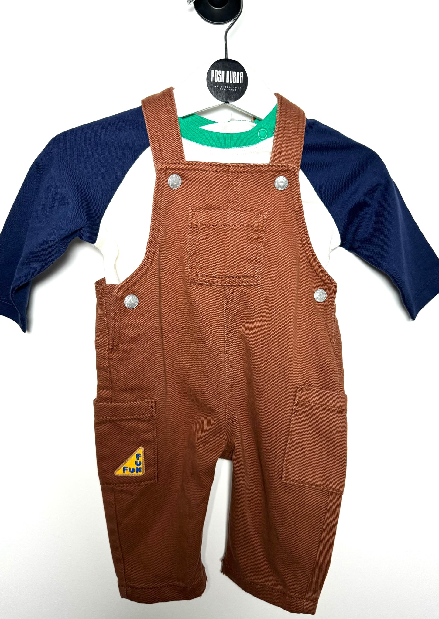M&S Boys Dungarees 0-3m