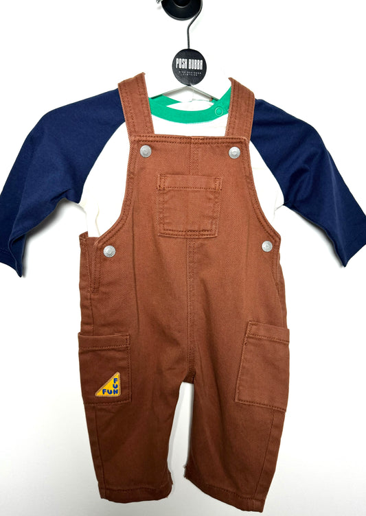 M&S Boys Dungarees 0-3m