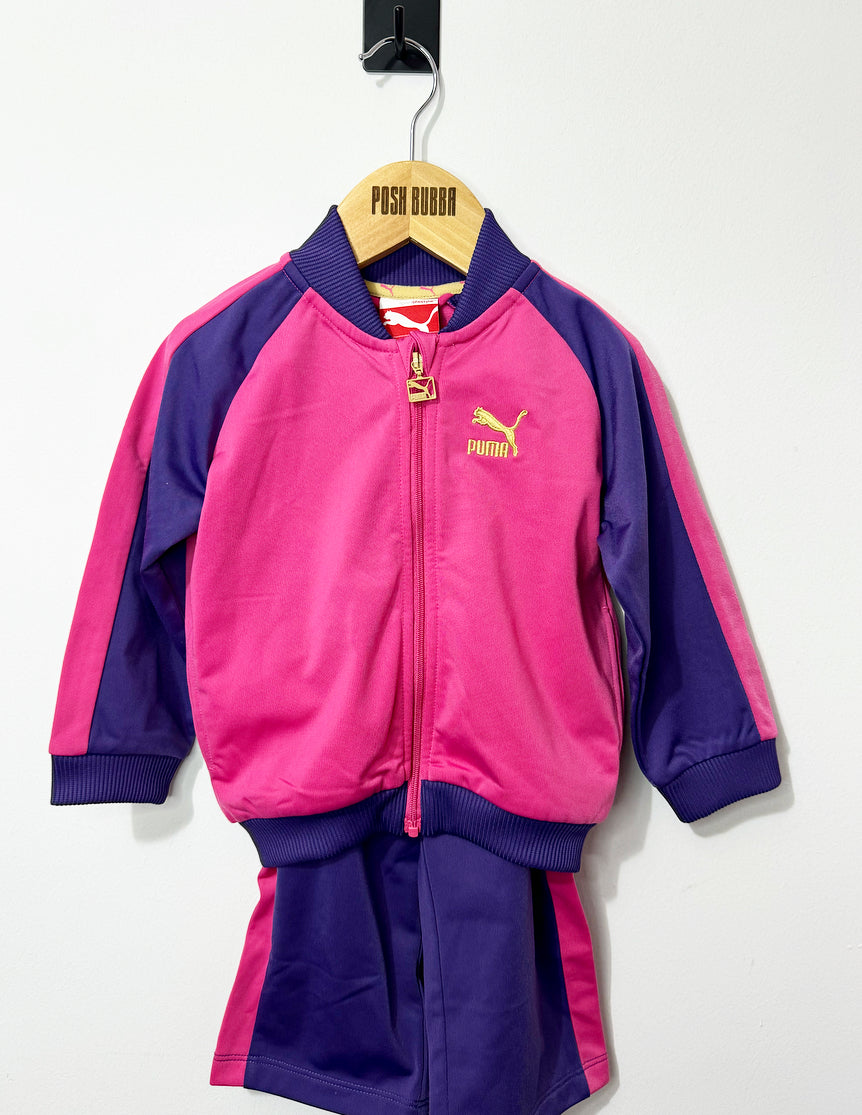 Puma Baby Girls Tracksuit 9-12m