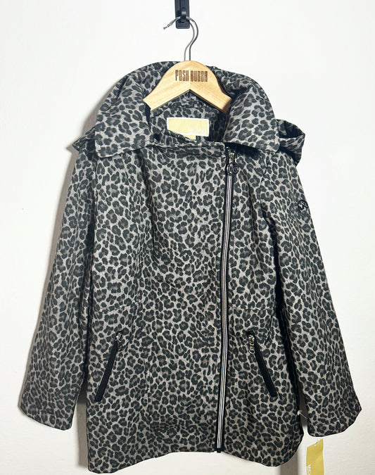 Michael Kors Animal Print Coat 7-8y #5063