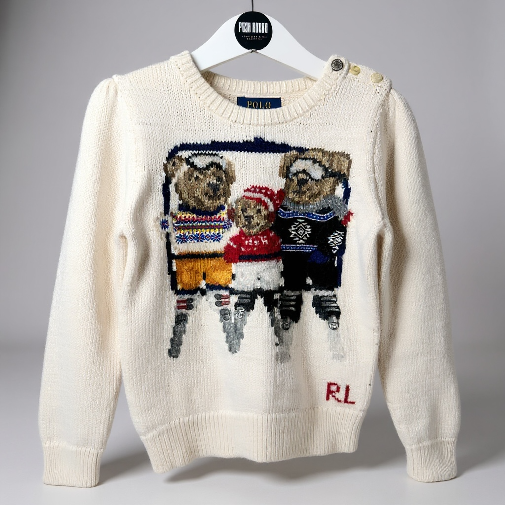 Ralph Lauren Polo bear ski jumper 5y