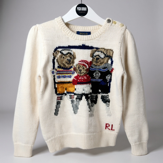 Ralph Lauren Polo bear ski jumper 5y