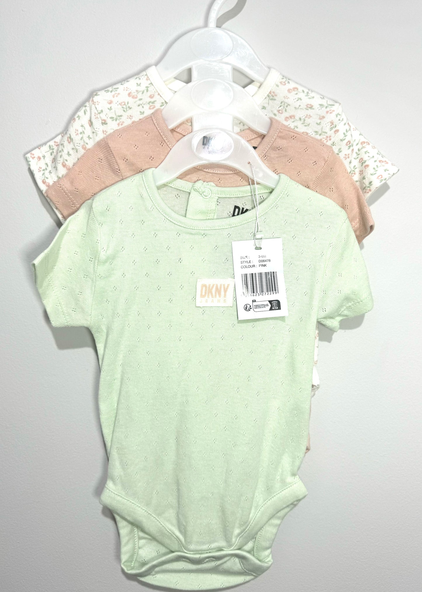 DKNY Baby Girls Vests 3-6m New with tags 141025