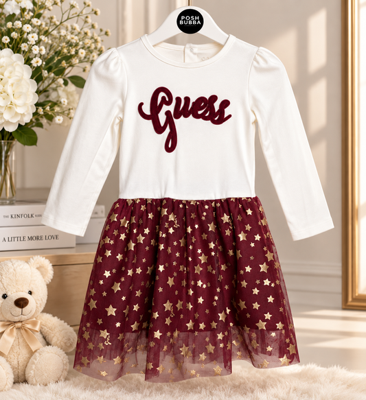 Празнична рокля Guess 12-18м