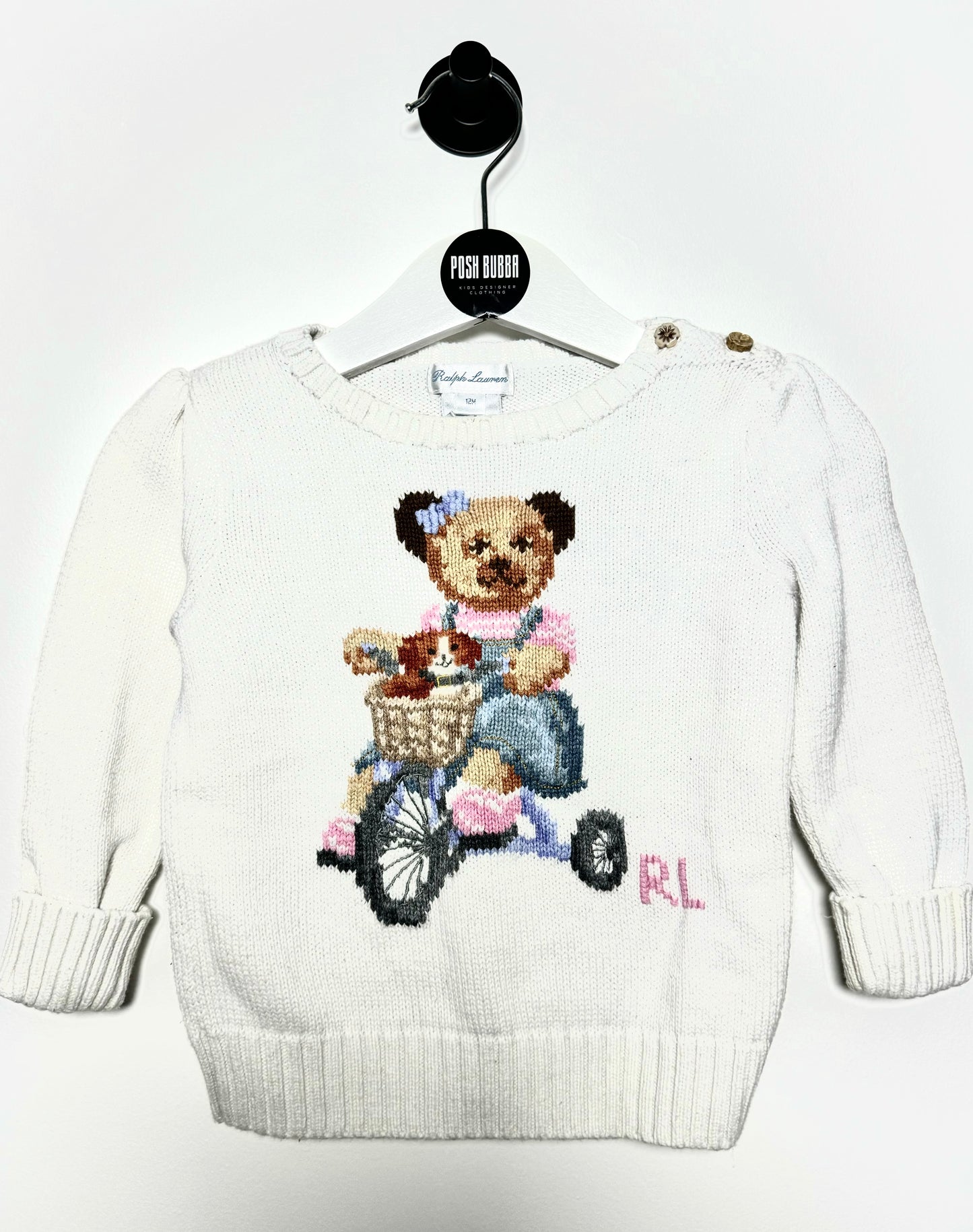 Ralph Lauren Baby Girls Jumper 9-12m