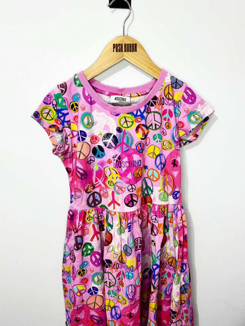 Moschino Multicolour Dress 9-10y No Tgas