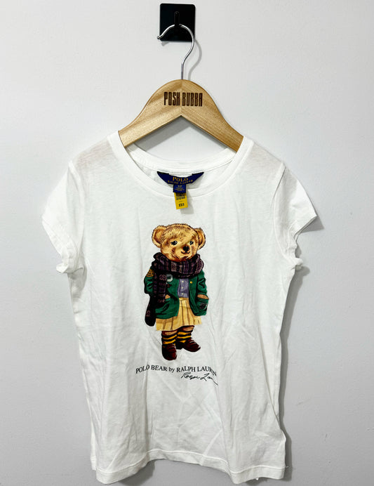 Ralph Lauren Polo Bear white T-shirt No Tags 7y