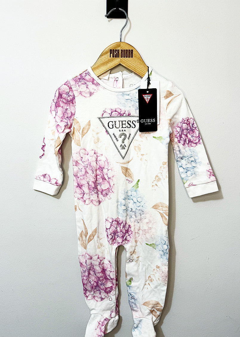 Guess Floral Sleepsuit 6-9m