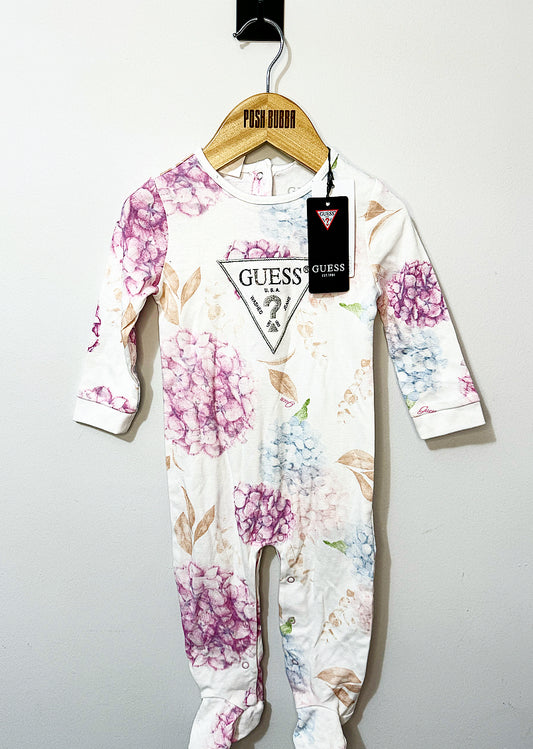 Guess Floral Sleepsuit 6-9m