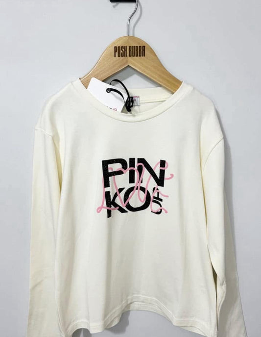 PINKO Girls Long Sleeve T-shirt 4y New with tags 141047