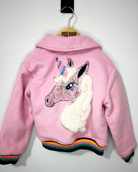 Billieblush Unicorn Jacket 4y No tags