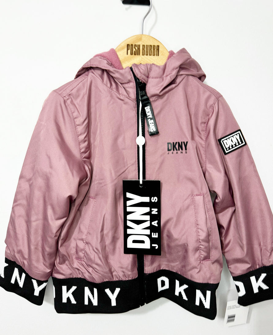 DKNY Dusty Pink Logo Jacket 18-24m