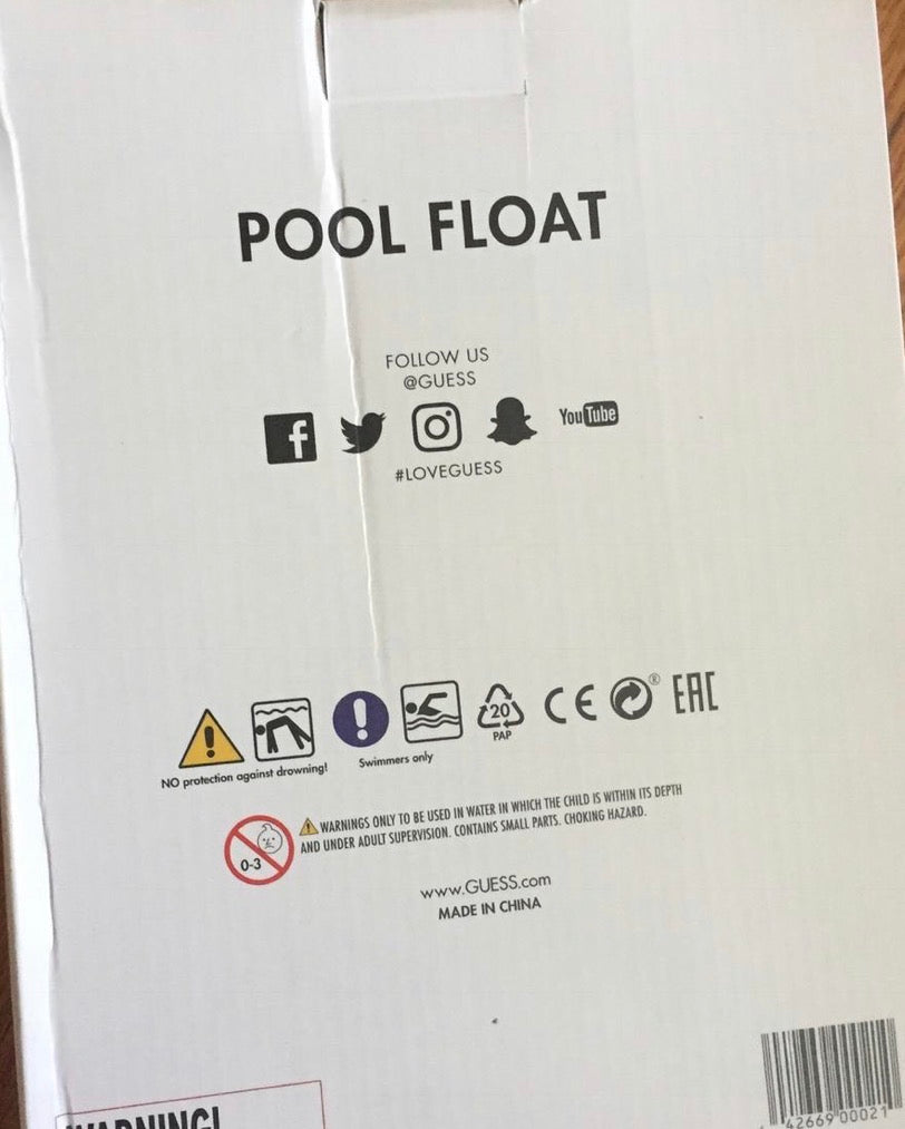 Guess pool float