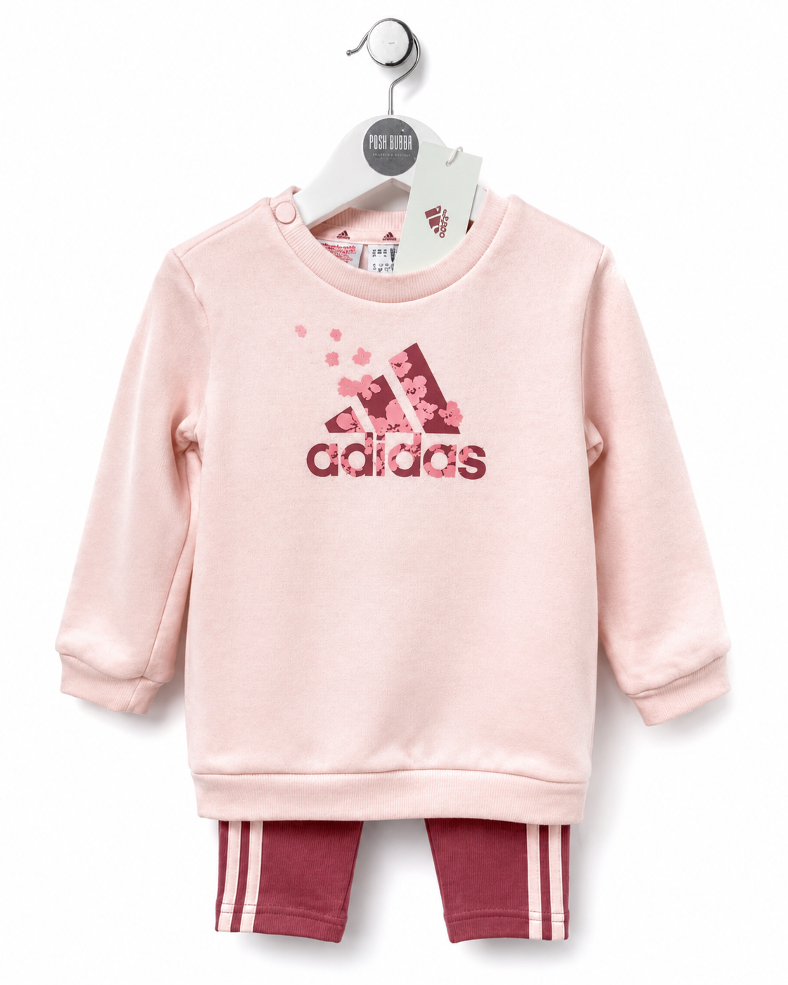 Adidas Baby Girls Tracksuit 12-18m New with tags 141053