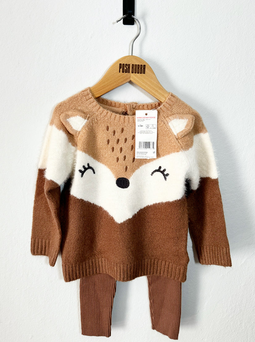 F&F Fox Set 12-18m #7027