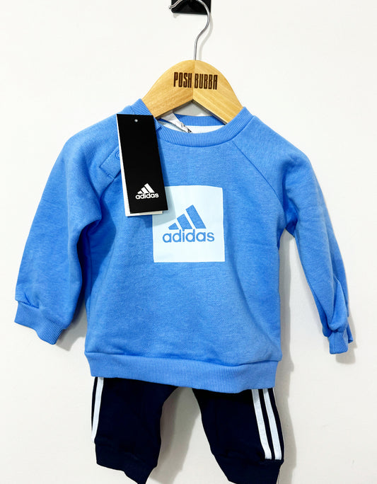 Adidas Babyboys Navy Tracksuit 3-6m