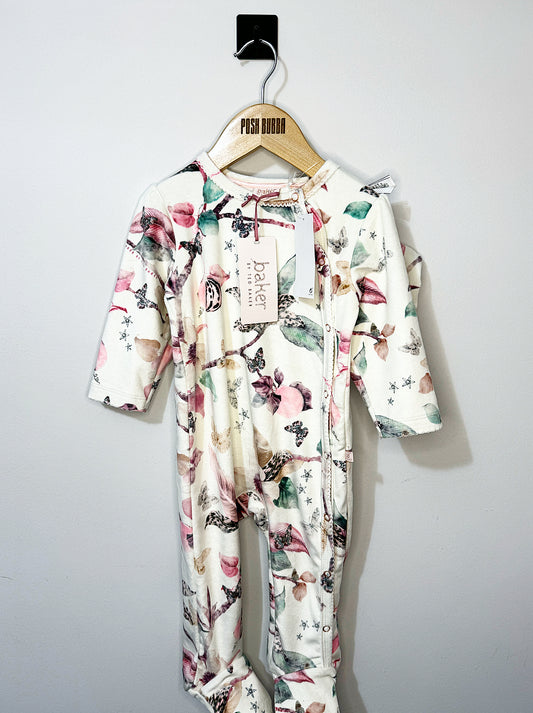 Ted Baker Floral Babygrow 9-12m