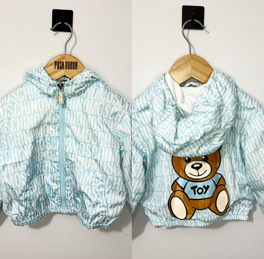 Moschino Light Blue Teddy Jacket 9m