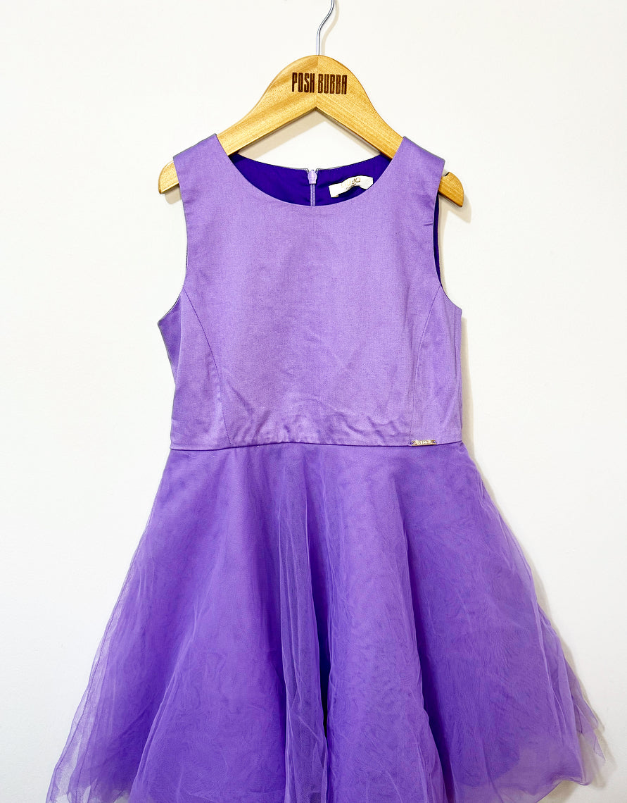 Liu Jo Lilac party Dress 7-8y No Tags