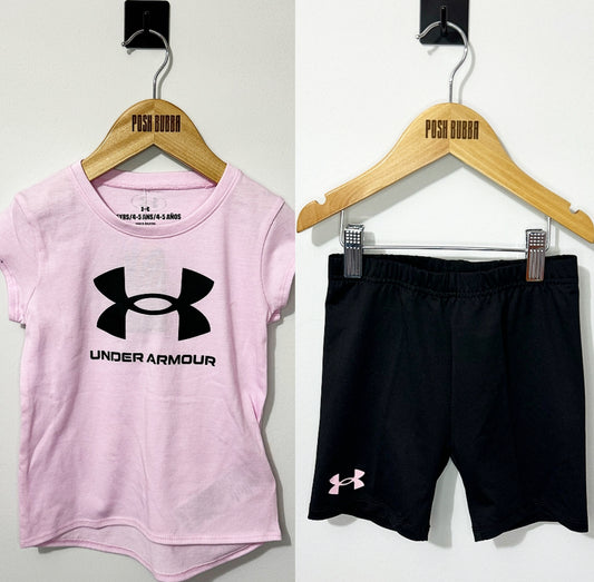 Under Armour Black/Pink Set 4-5y