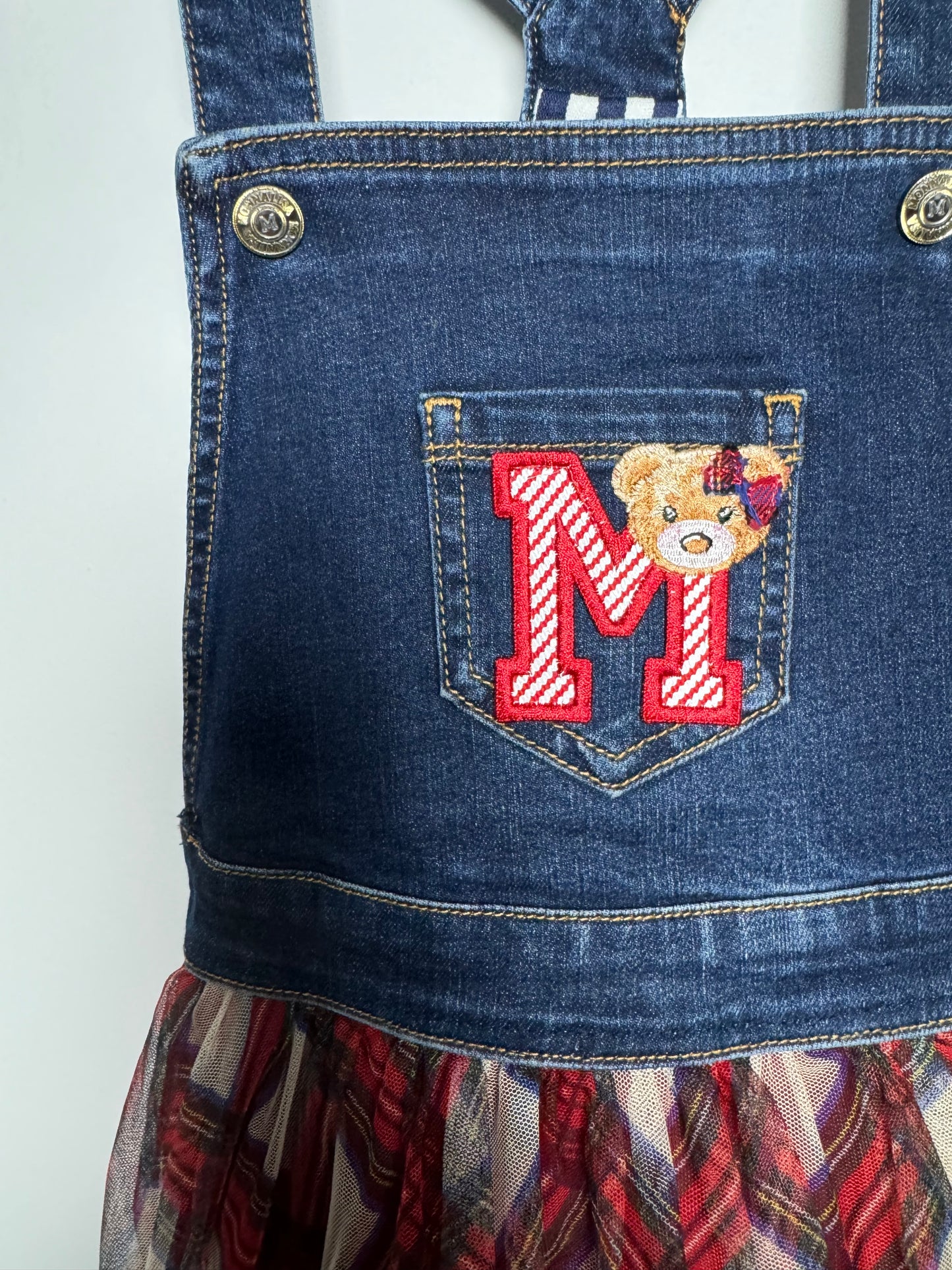 Monnalisa Denim Dress 6y
