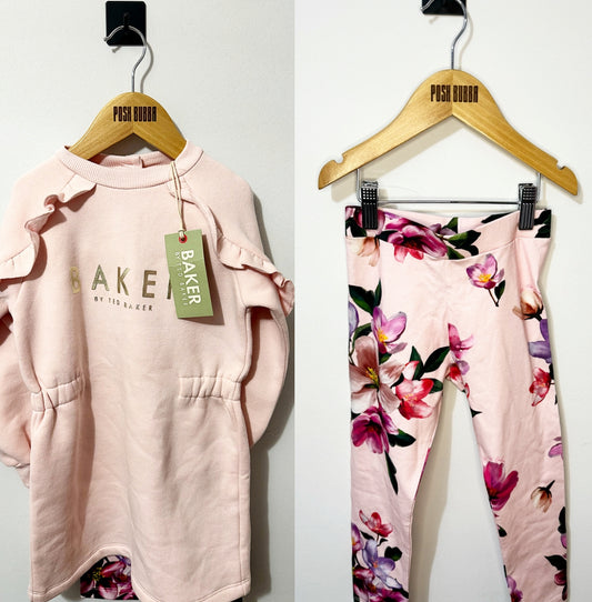 Ted Baker Dress & Leggings Set 5y