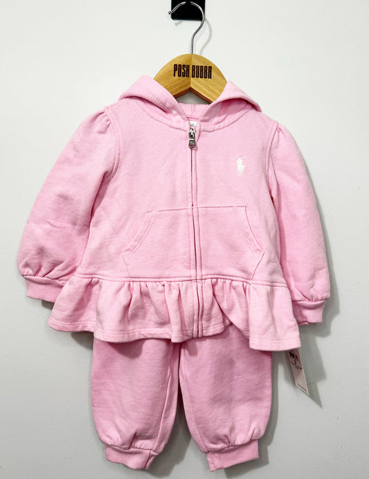 Ralph Lauren Pink Girls Set 6-9m