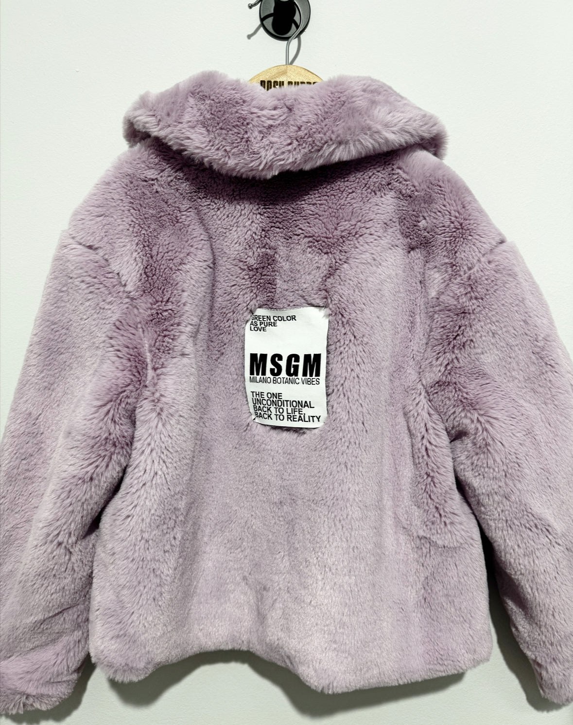 MSGM Lilac Coat 5-6y New No Tags 141021