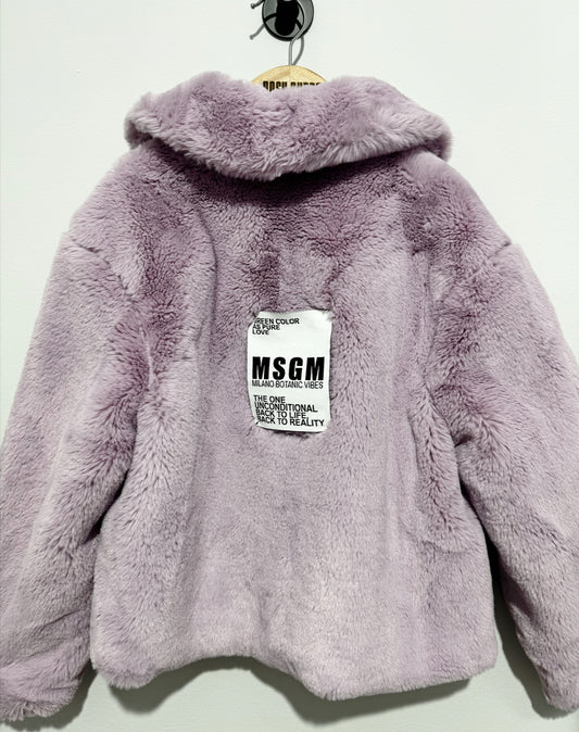 MSGM Lilac Coat 5-6y New No Tags 141021