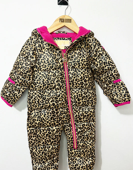 Michael Kors Leopard Snowsuit 6-12m No tags