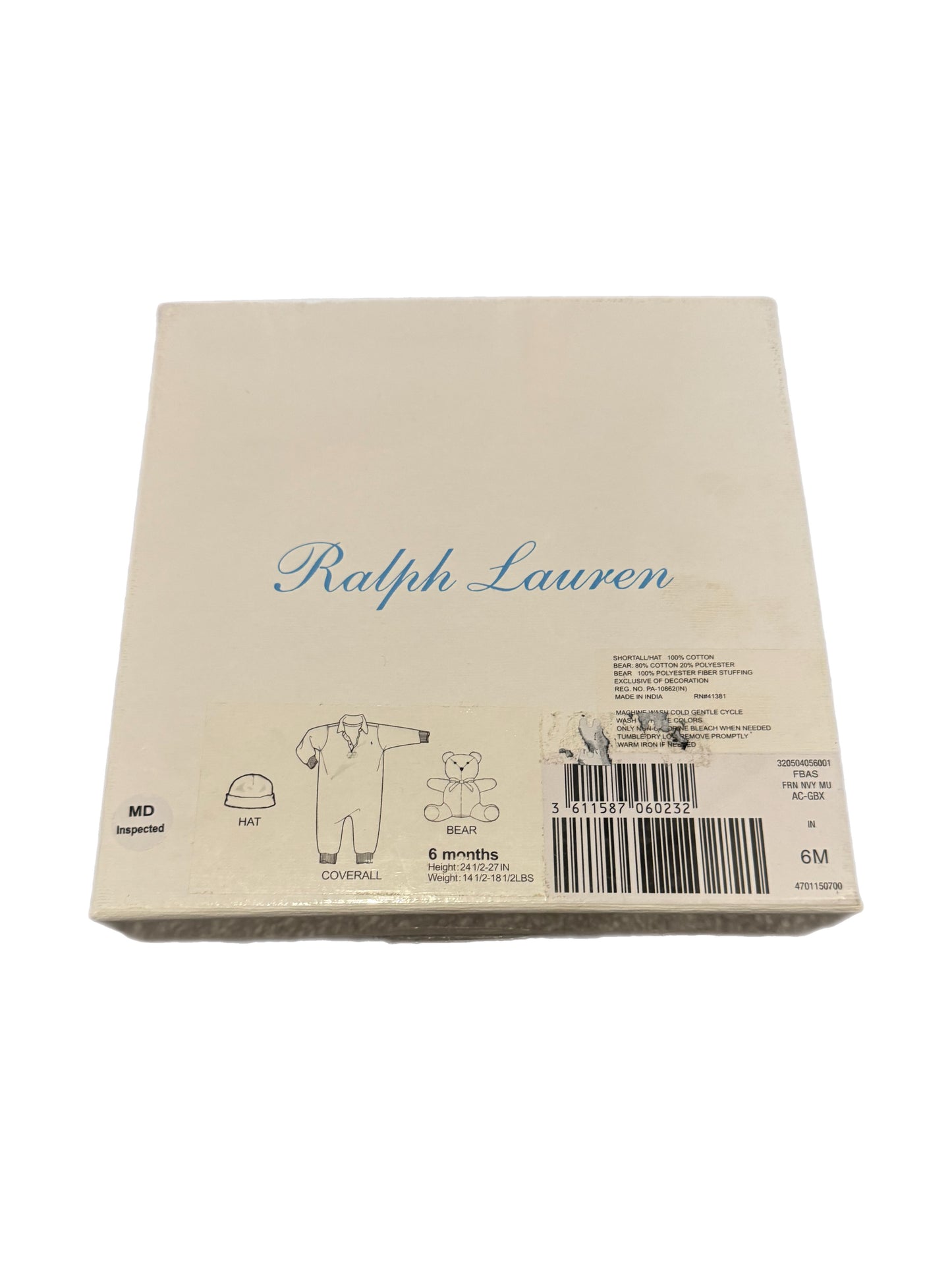 Ralph Lauren Dark Blue Gift Set 6-9m