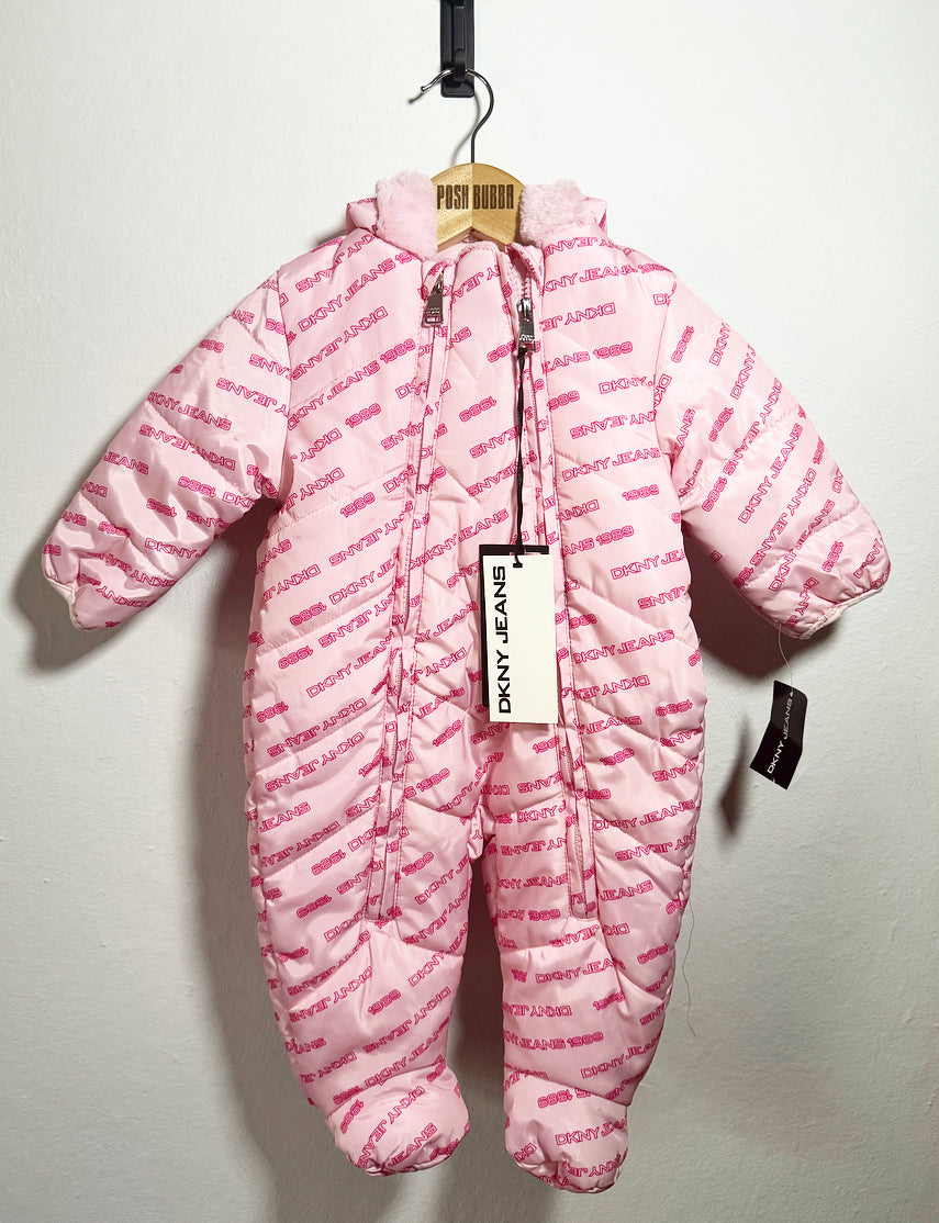 DKNY Pink Snowsuit 6-9m #5020