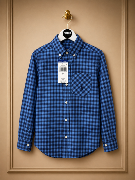 Ralph Lauren Navy Shirt 6y