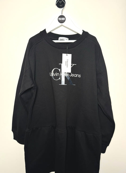 Calvin Klein Black Dress 12y New with tags