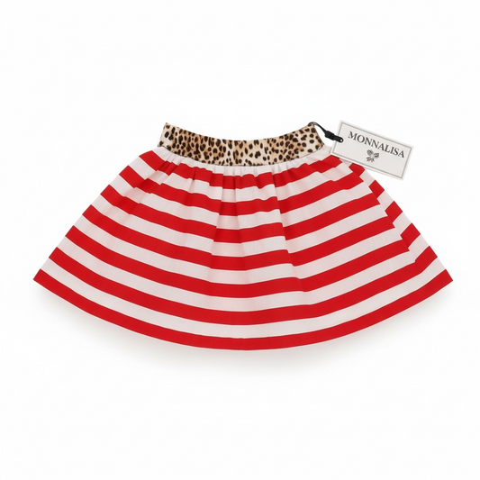 Monnalisa Stripe Skirt 4y