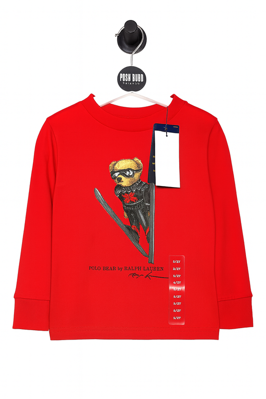 Ralph Lauren Red Ski Top 2y