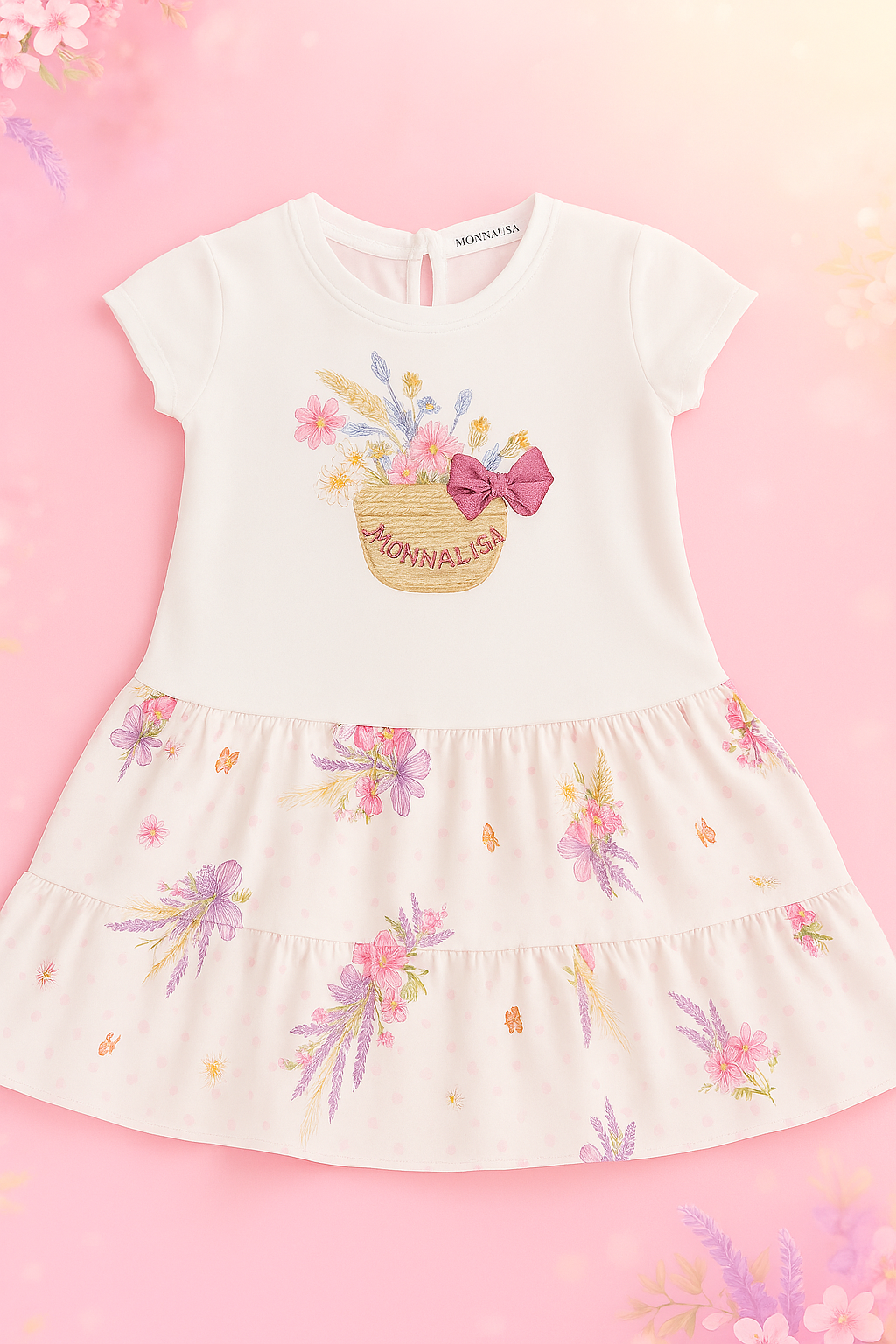 Monnalisa Floral Dress 3y