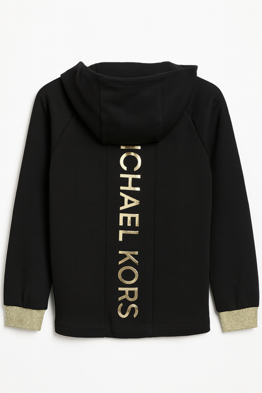 Michael Kors girls zip up hoodie 4-5y