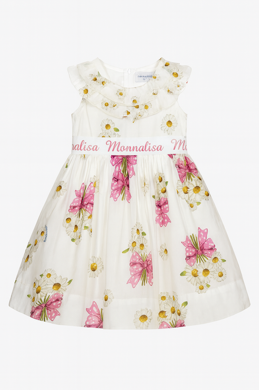Monnalisa Floral Dress 2-3y
