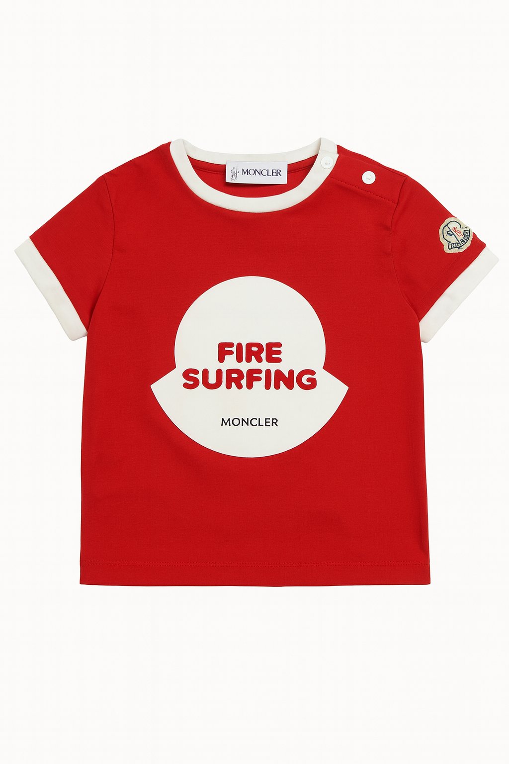 Moncler red t-shirt 18-24m