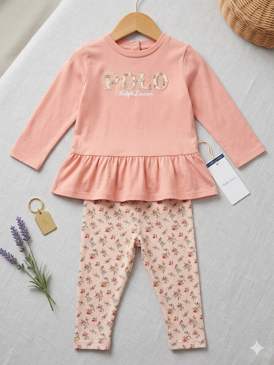 Ralph Lauren Baby Girl Set 9m
