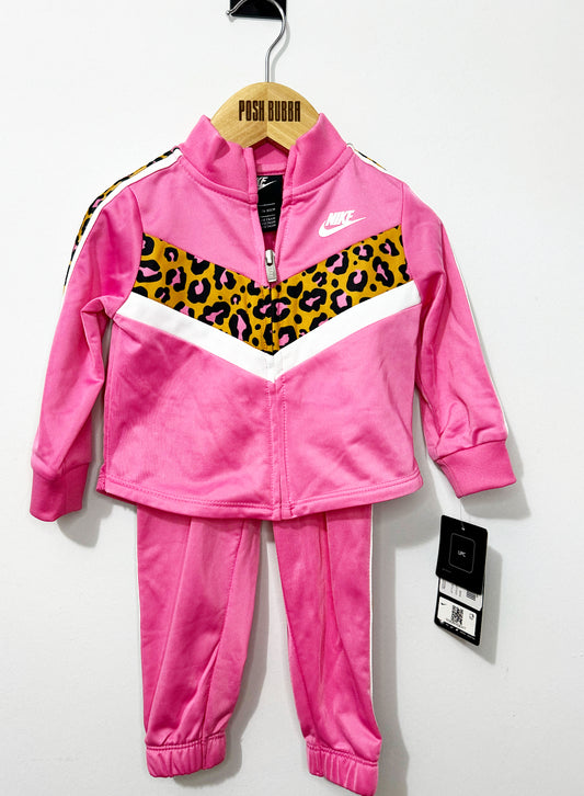 Nike Pink Animal Print Set 12m