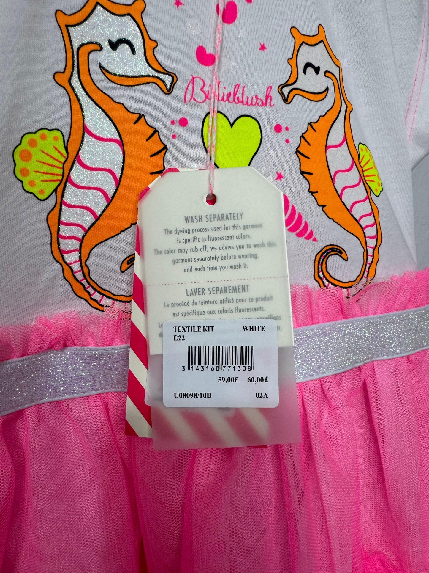 Billieblush Seahorse Dress and Leggings 2y