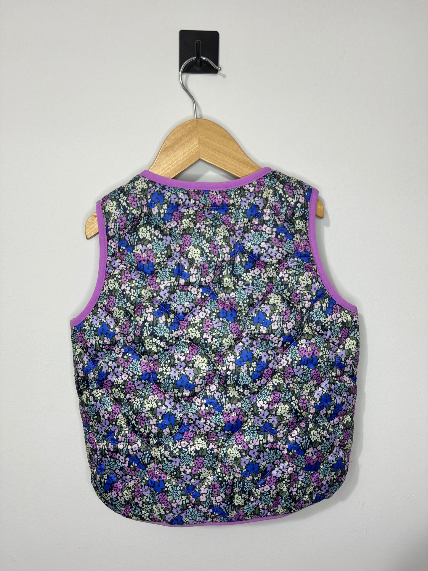 M&S Girls Pink & Purple Gilet 4-5y