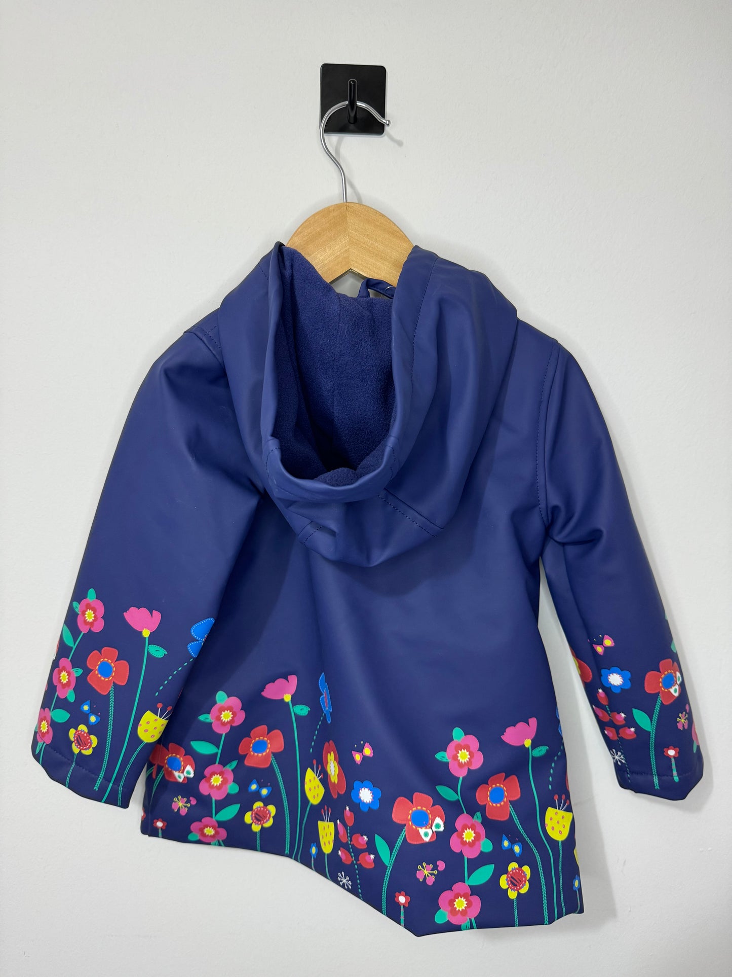 TU Blue Floral Jacket 12-18m