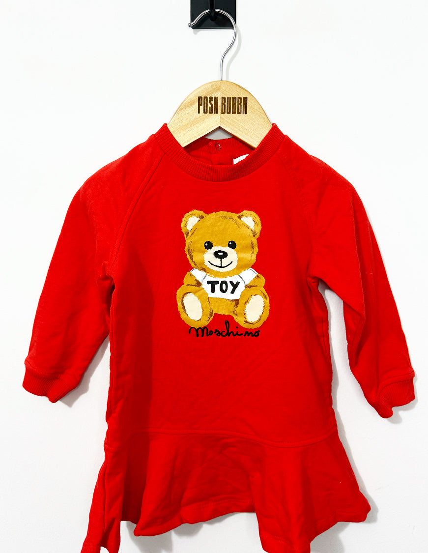 Moschino Red Dress 12-18m No Tags